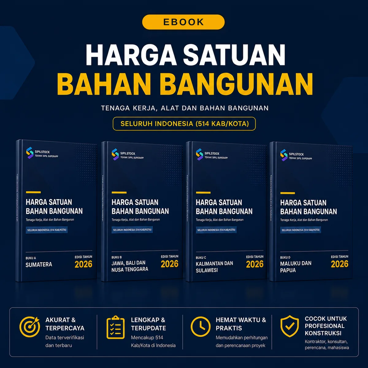 Cover Ebook Harga Satuan Bahan Bangunan 2026